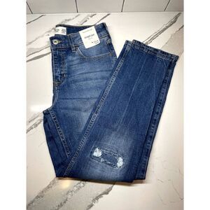 Abercrombie Children Boys Straight Distressed Jean 13/14 Regular High Rise Slim